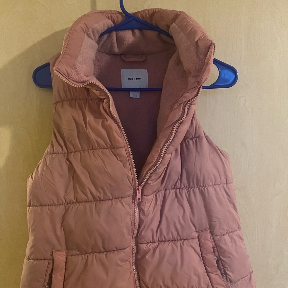 Old Navy Rust Puffer Vest